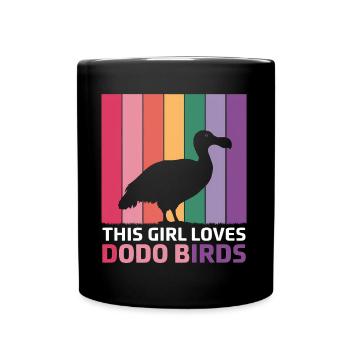 Dodo Dire Dodo Oiseau Fille Drôle Dodo Cadeau - Mug uni - noir - Devant