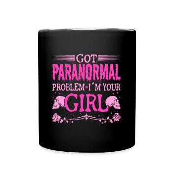 Paranormal Ghost Hunter Investigator I ́m Your Girl - Full Colour Mug - black - Front