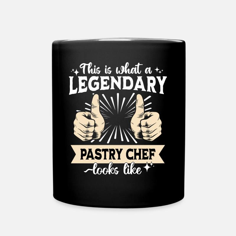 Legendärer Konditor - Tasse einfarbig - Schwarz