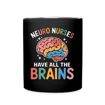 Neuro Nurse Nurse Neurology Gift - Full Colour Mug - black - Front