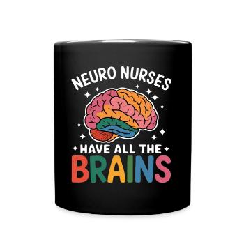 Neuro Nurse Nurse Neurology Gift - Full Colour Mug - black - Front