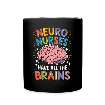 Neuro Nurse Nurse Neurology Gift - Full Colour Mug - black - Front