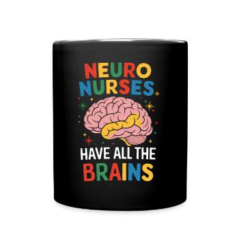 Neuro Nurse Nurse Neurology Gift - Full Colour Mug - black - Front