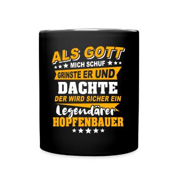 Hop Grower Sayings - Full Colour Mug - black - Front