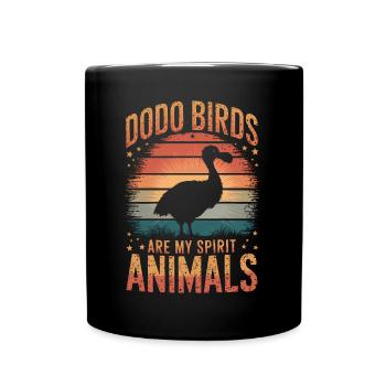 Dodo Dire Dodo Oiseau Drôle Dodo Cadeau - Mug uni - noir - Devant