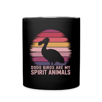 Dodo Dire Dodo Oiseau Drôle Dodo Cadeau - Mug uni - noir - Devant