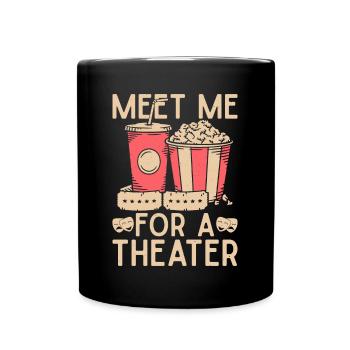 Théâtre musical Retrouvez-moi pour une scénographie théâtrale - Mug uni - noir - Devant