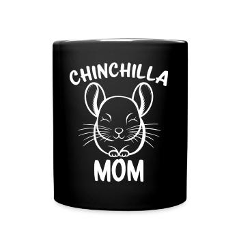 Chinchilla disant maman drôle Chinchilla cadeau - Mug uni - noir - Devant