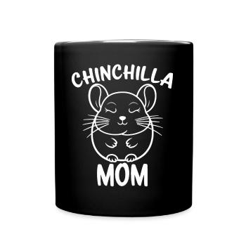 Chinchilla disant maman drôle Chinchilla cadeau - Mug uni - noir - Devant