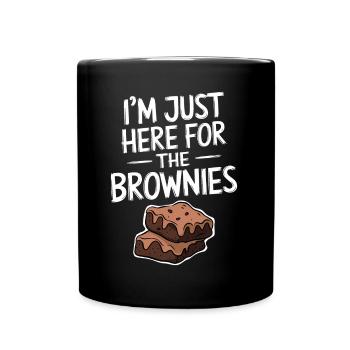 Brownies Dire Pâtisserie Drôle Brownie Cadeau - Mug uni - noir - Devant