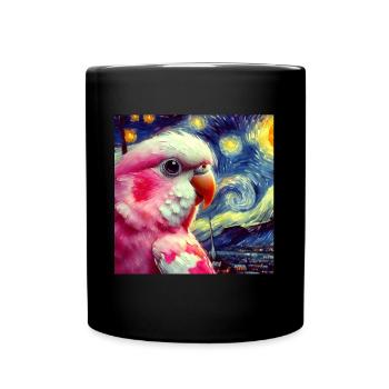 Bourke Perruche Nuit étoilée - Mug uni - noir - Devant