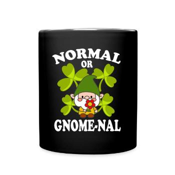 Jardinage de gnome normal ou gnome-na drôle - Mug uni - noir - Devant