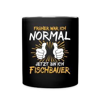 Fischbauer Spruch - Mug uni - noir - Devant