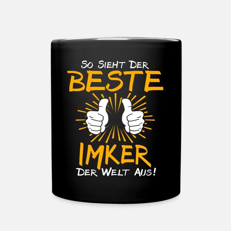 Imker Geschenkidee - Tasse einfarbig - Schwarz
