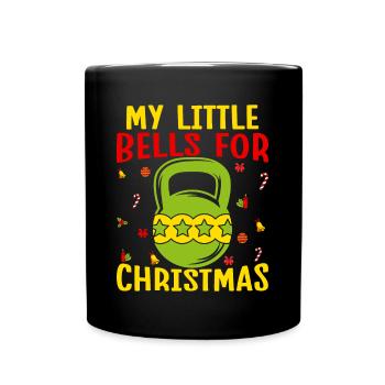 Fitness Fanatics My Little Bells For Christmas - Full Colour Mug - black - Front