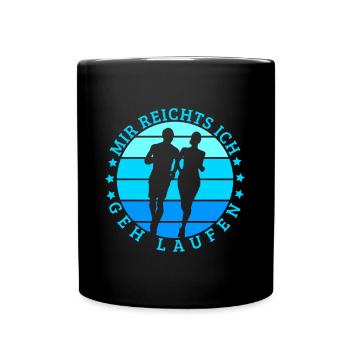 Running I've had enough I'm going running Marathon Runner - Full Colour Mug - black - Front