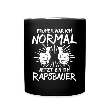 Producteur de colza - Mug uni - noir - Devant
