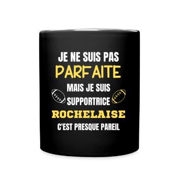 Supportrice La Rochelle Parfait Rugby - Mug uni - noir - Devant