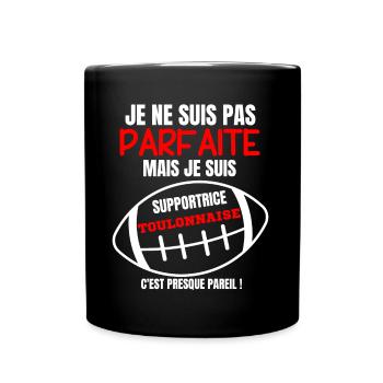 Supportrice Toulon Parfait Rugby - Mug uni - noir - Devant