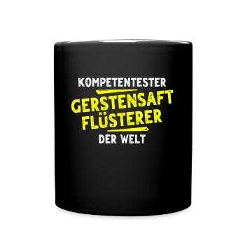 Barley Juice Gift - Full Colour Mug - black - Front