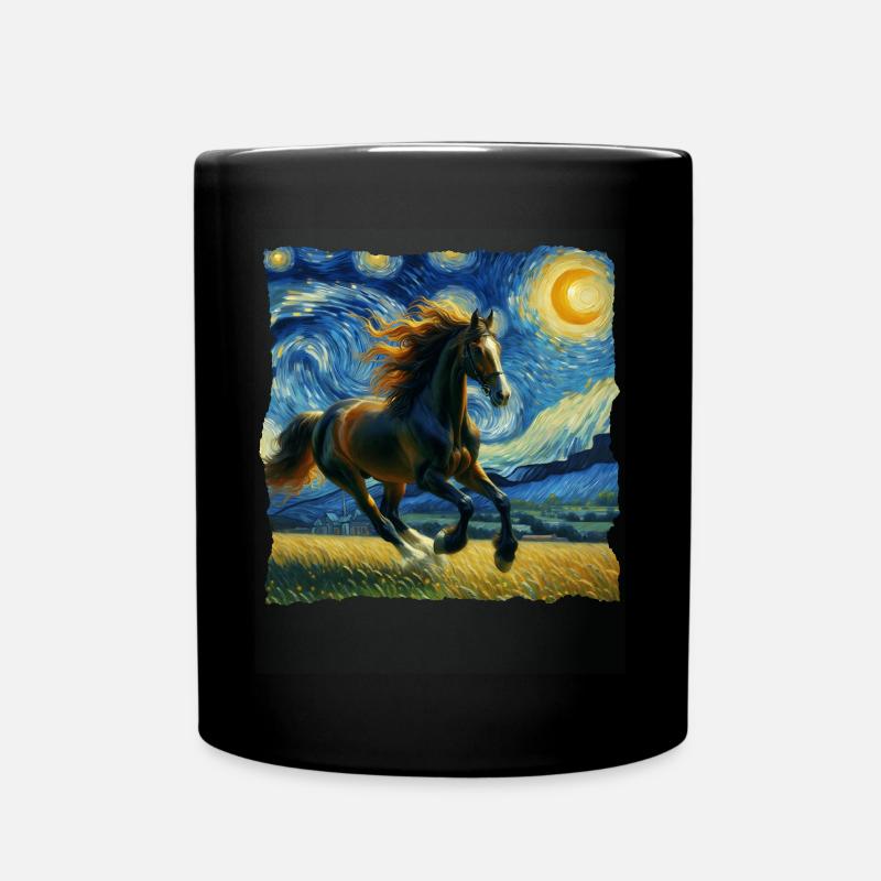 Nuit étoilée andalouse - Mug uni - noir