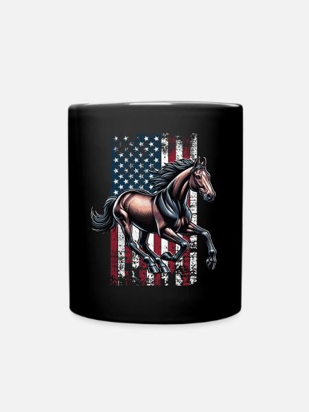 Andalusian US Andalusier - Tasse einfarbig - Schwarz