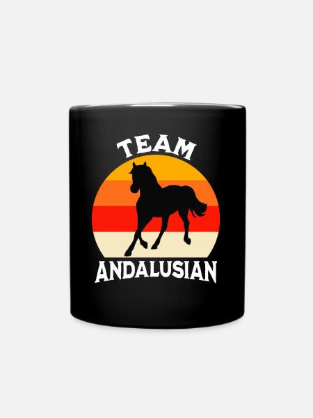 Team Andalusier - Tasse einfarbig - Schwarz