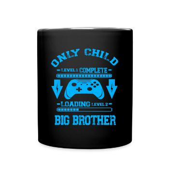 Only Child Level Complete - Laoding Level Big - Tasse einfarbig - Schwarz - Vorne