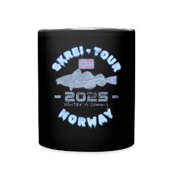 Skrei Tour Norway 2025 I Norway Fishing Cod - Full Colour Mug - black - Front
