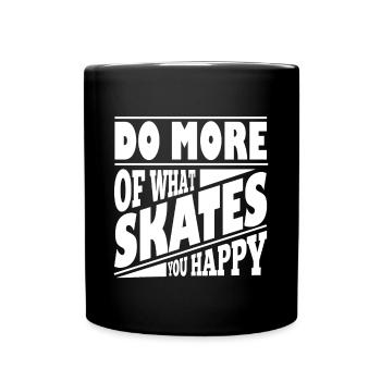 Skateboard Art Pour Garçons Filles Hommes Skateboard Cadeaux - Mug uni - noir - Devant