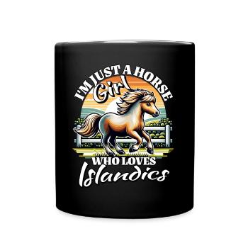 I Love Icelandic Saying - Full Colour Mug - black - Front