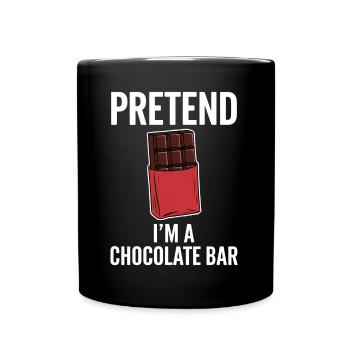 Chocolat Dicton Drôle Cadeau Chocolat - Mug uni - noir - Devant