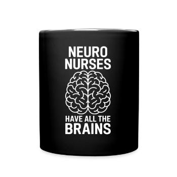 Neuro Nurse Nurse Neurology Gift - Full Colour Mug - black - Front