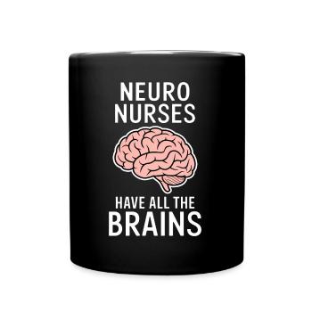 Neuro Nurse Nurse Neurology Gift - Full Colour Mug - black - Front