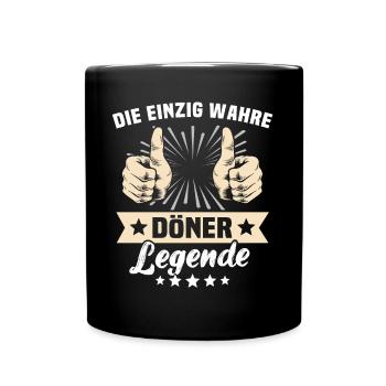 Kebab sayings - Full Colour Mug - black - Front