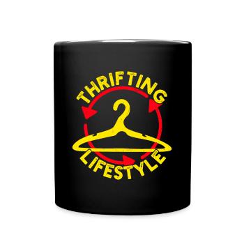 Thrift Shopper Thrifting Lifestyle Thrift Store - Tasse einfarbig - Schwarz - Vorne