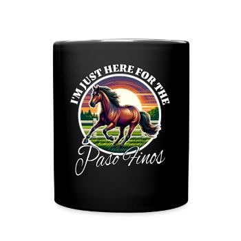 Funny Paso Fino Sayings - Full Colour Mug - black - Front