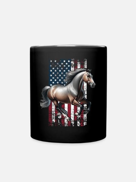 Paso Fino US Paso Fino - Tasse einfarbig - Schwarz