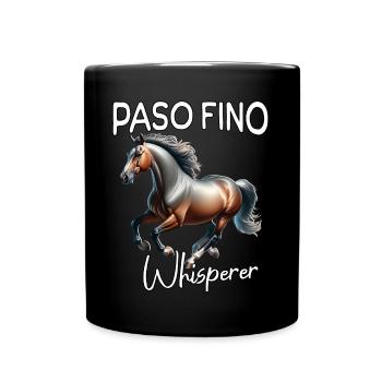 Paso Fino Whisperer Horse - Full Colour Mug - black - Front