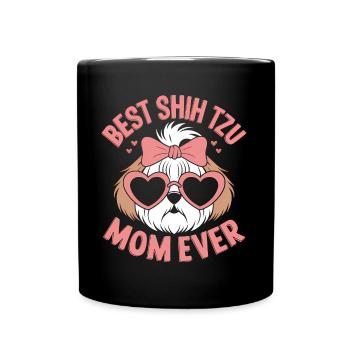 Shih Tzu Dire Maman Drôle Shih Tzu Cadeau - Mug uni - noir - Devant