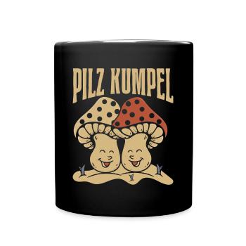 Chasse aux champignons Mushroom Buddy Mushroom Collector - Mug uni - noir - Devant