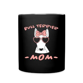 Bullterrier Spruch Lustiges Bullterrier Geschenk - Tasse einfarbig - Schwarz - Vorne