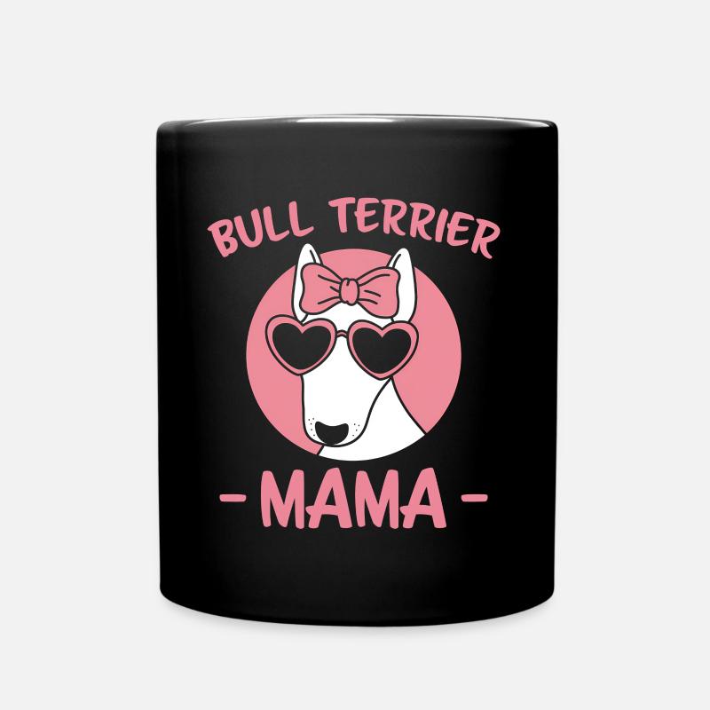 Bull Terrier Dire Drôle Bull Terrier Cadeau - Mug uni - noir