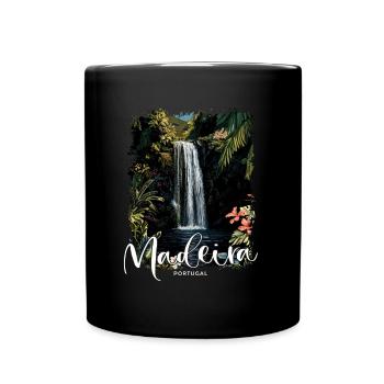 Madeira Island Portugal Vacation Souvenir Tours - Full Colour Mug - black - Front