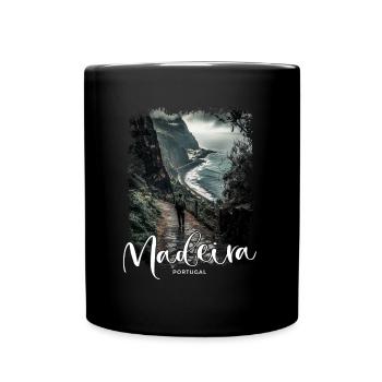 Madeira Island Portugal Vacation Souvenir Tours - Full Colour Mug - black - Front