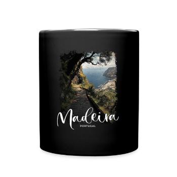 Madeira Island Portugal Vacation Souvenir Tours - Full Colour Mug - black - Front