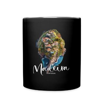 Madeira Island Portugal Vacation Souvenir Tours - Full Colour Mug - black - Front