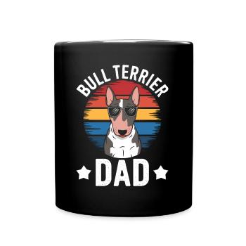 Bull Terrier Dire Drôle Bull Terrier Cadeau - Mug uni - noir - Devant