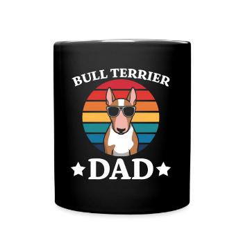 Bull Terrier Dire Drôle Bull Terrier Cadeau - Mug uni - noir - Devant