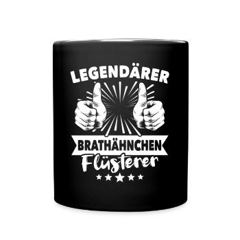 Roast chicken legend - Full Colour Mug - black - Front